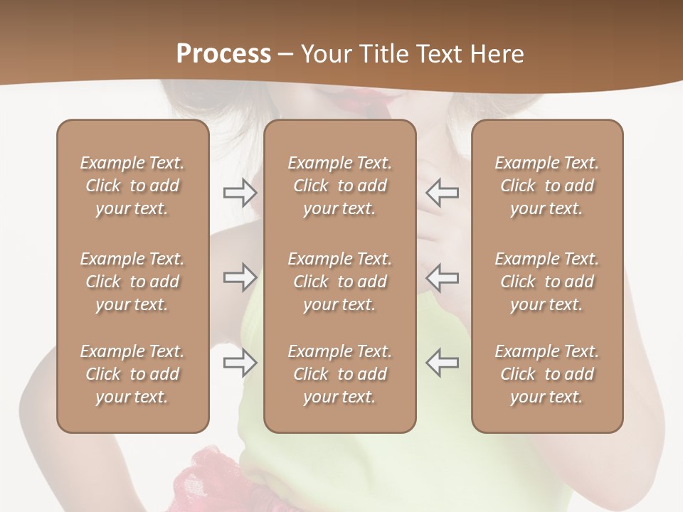 Young Expression Pink PowerPoint Template