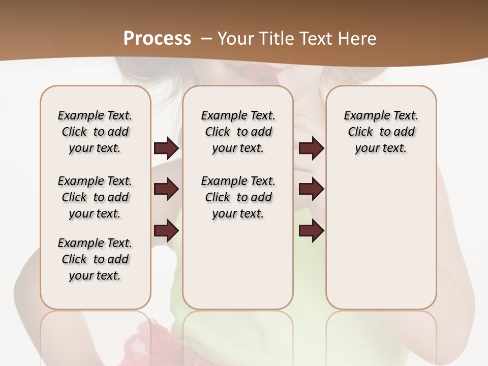 Young Expression Pink PowerPoint Template
