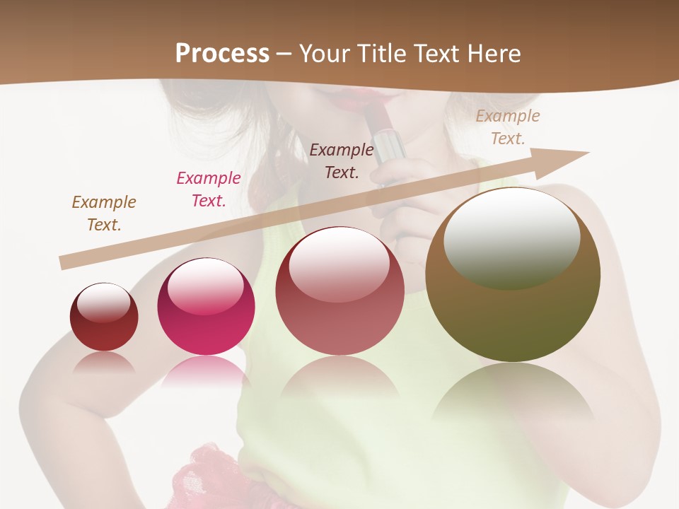 Young Expression Pink PowerPoint Template