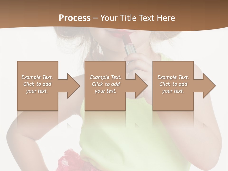 Young Expression Pink PowerPoint Template