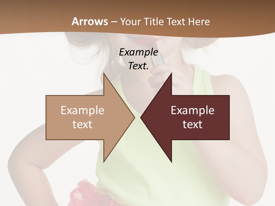 Young Expression Pink PowerPoint Template