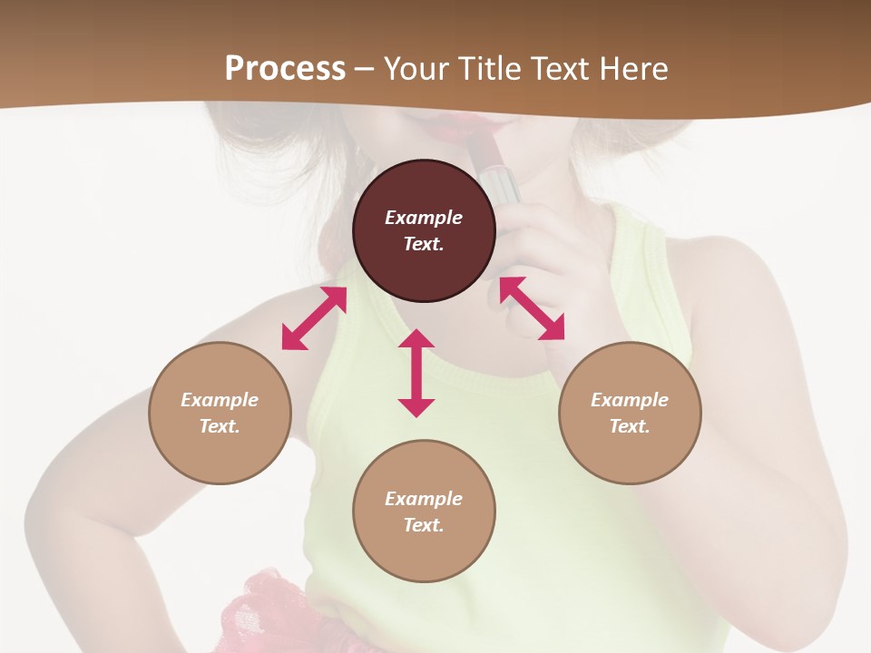 Young Expression Pink PowerPoint Template