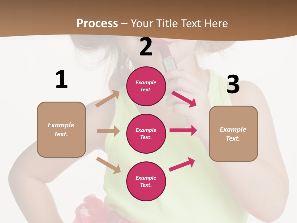 Young Expression Pink PowerPoint Template