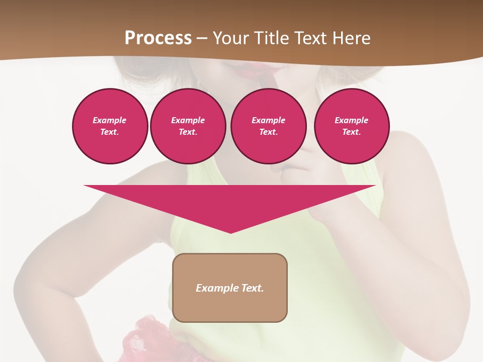 Young Expression Pink PowerPoint Template