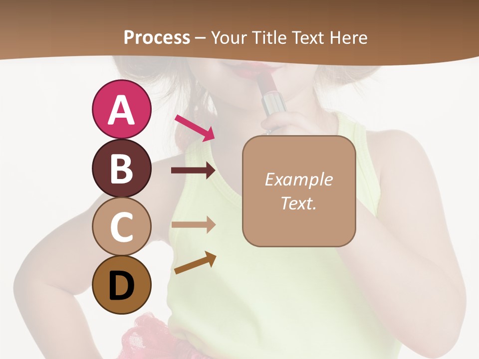 Young Expression Pink PowerPoint Template