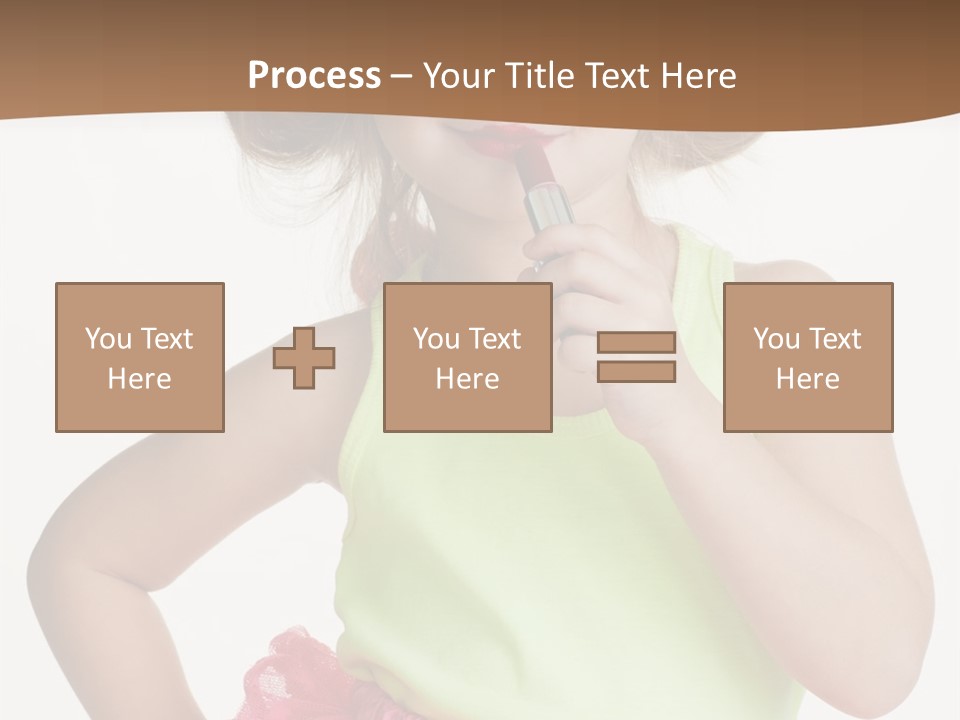 Young Expression Pink PowerPoint Template