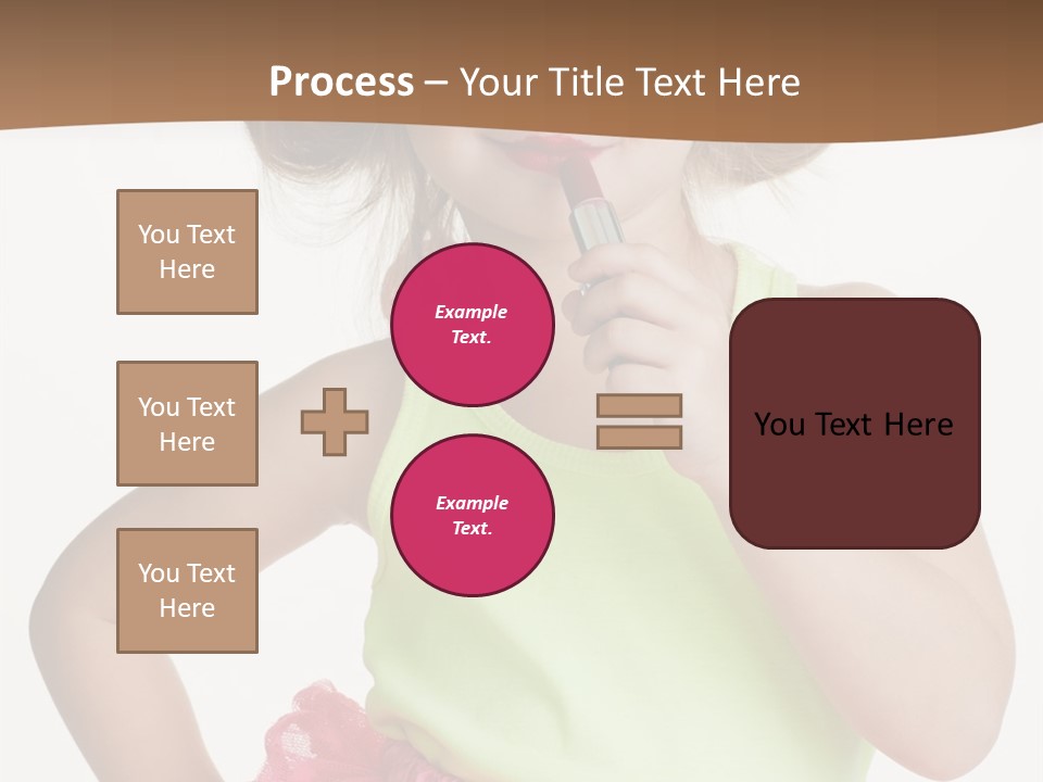 Young Expression Pink PowerPoint Template