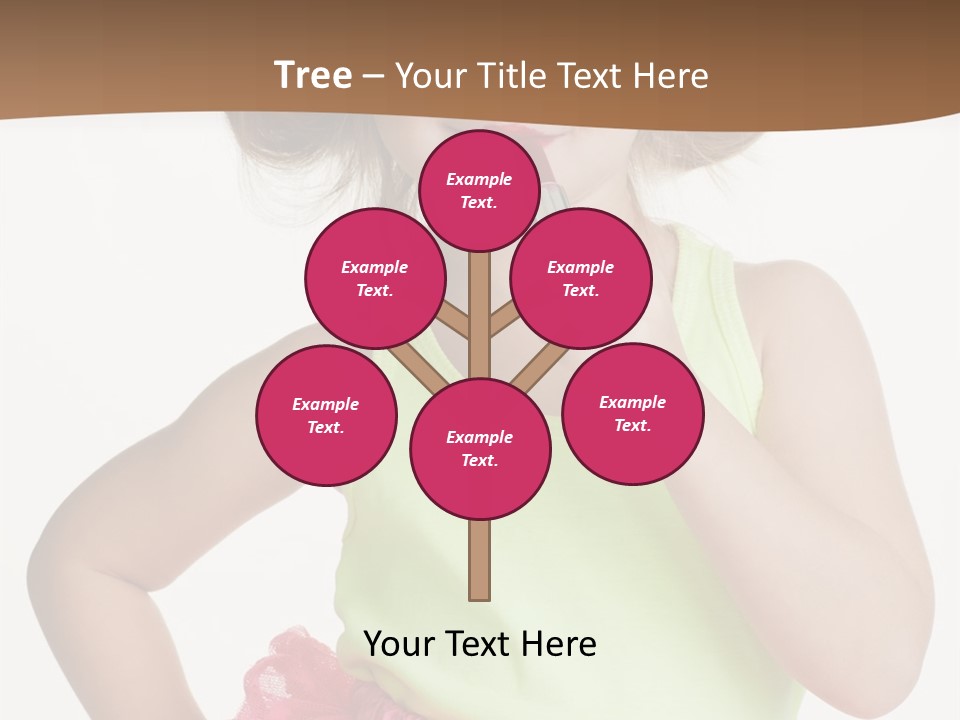 Young Expression Pink PowerPoint Template