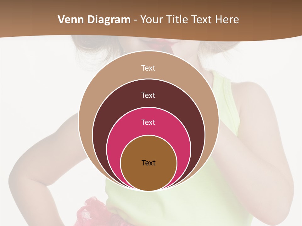 Young Expression Pink PowerPoint Template