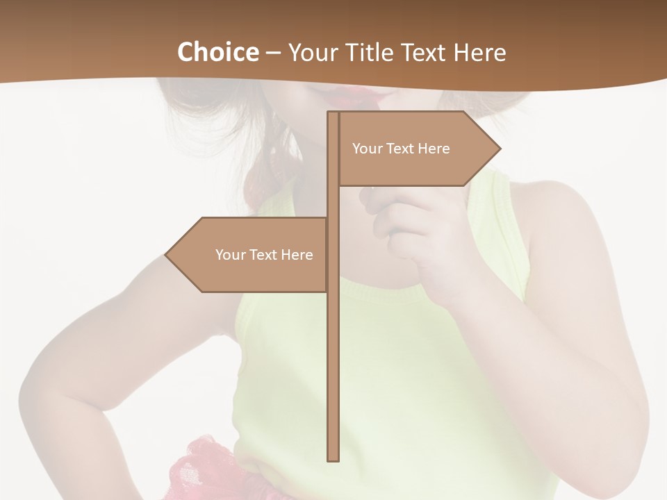 Young Expression Pink PowerPoint Template