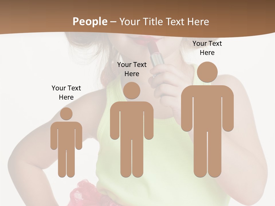 Young Expression Pink PowerPoint Template