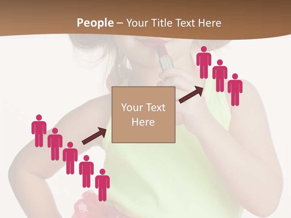 Young Expression Pink PowerPoint Template