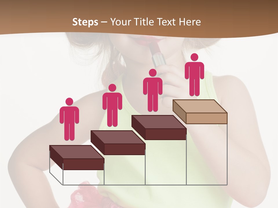 Young Expression Pink PowerPoint Template