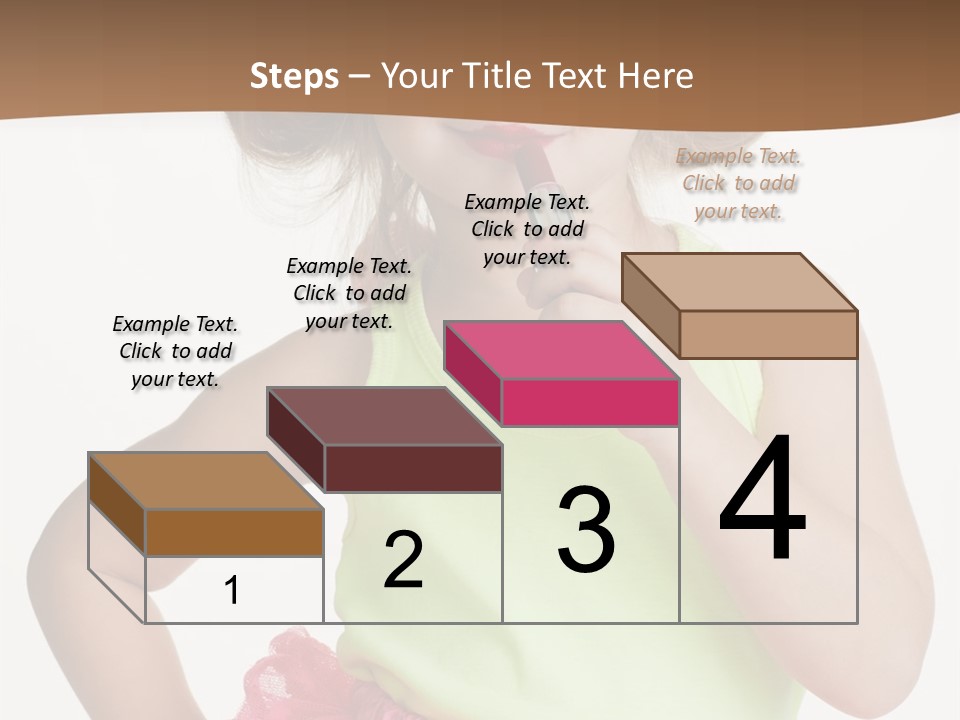 Young Expression Pink PowerPoint Template