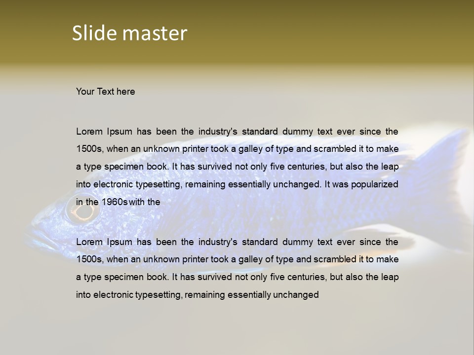 Nature Pet Color PowerPoint Template