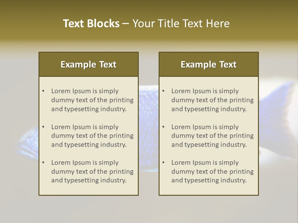 Nature Pet Color PowerPoint Template