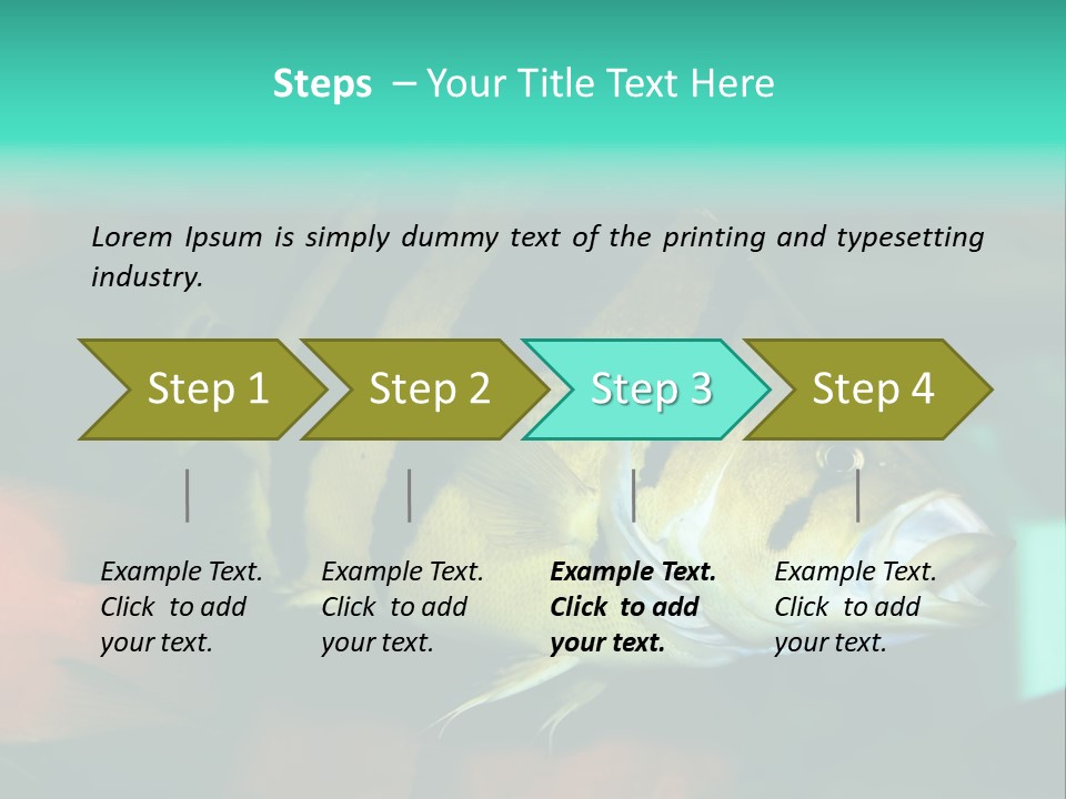 Exhibit Isolated Tank PowerPoint Template