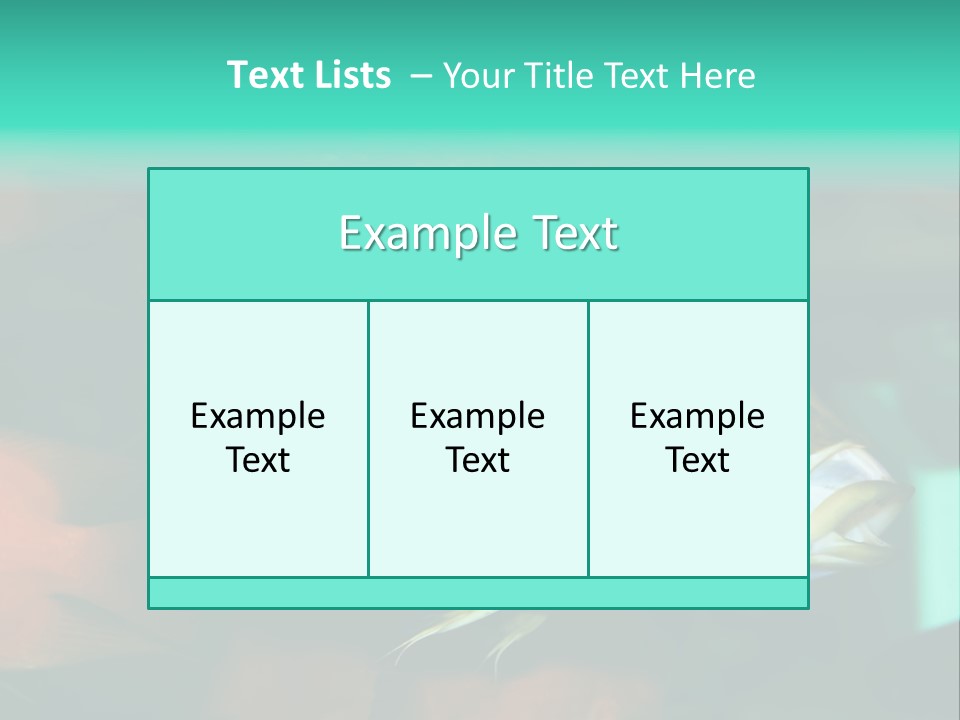 Exhibit Isolated Tank PowerPoint Template