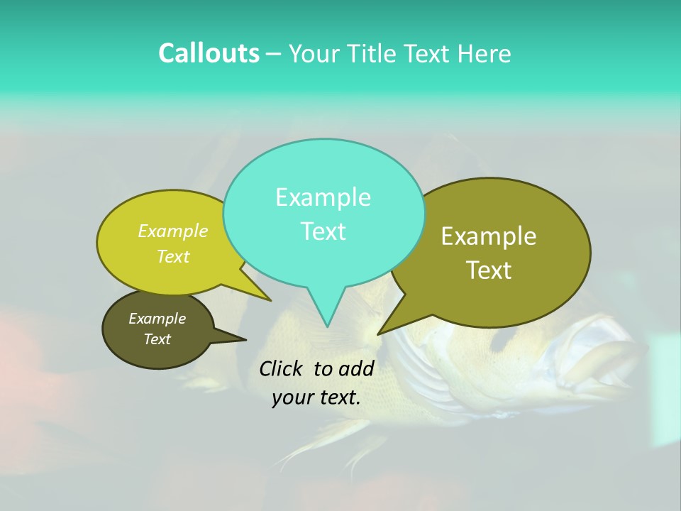 Exhibit Isolated Tank PowerPoint Template