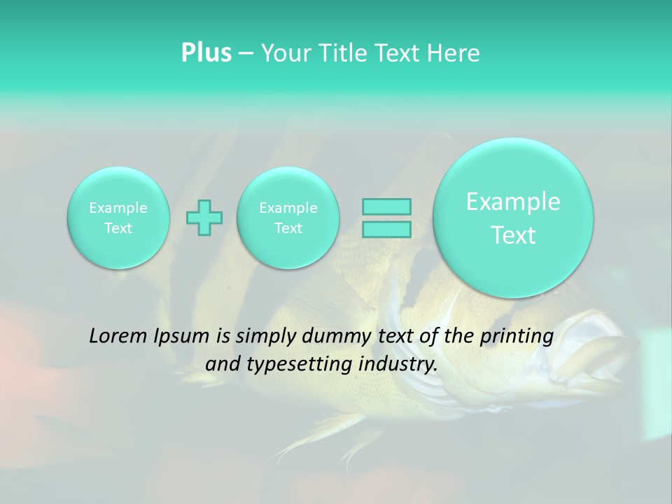 Exhibit Isolated Tank PowerPoint Template
