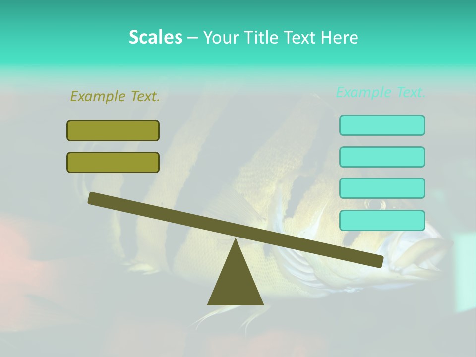 Exhibit Isolated Tank PowerPoint Template