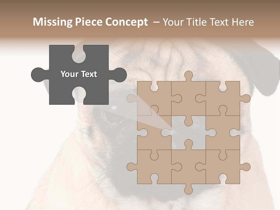 Small Tongue Hound PowerPoint Template