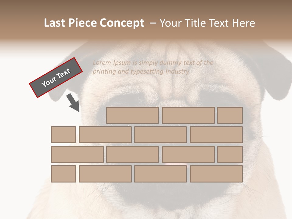 Small Tongue Hound PowerPoint Template