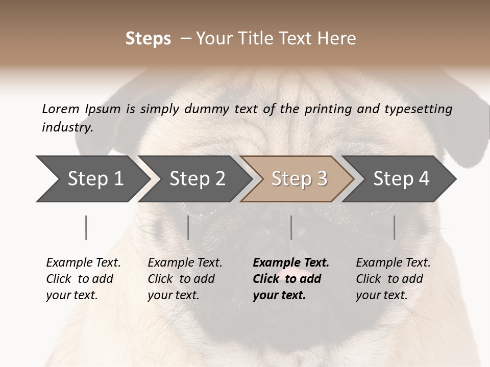 Small Tongue Hound PowerPoint Template