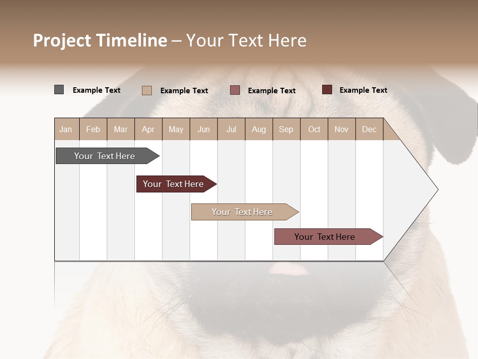 Small Tongue Hound PowerPoint Template