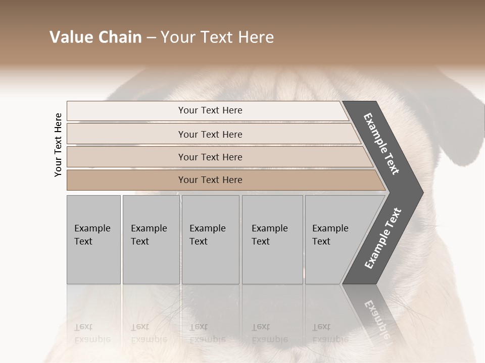 Small Tongue Hound PowerPoint Template