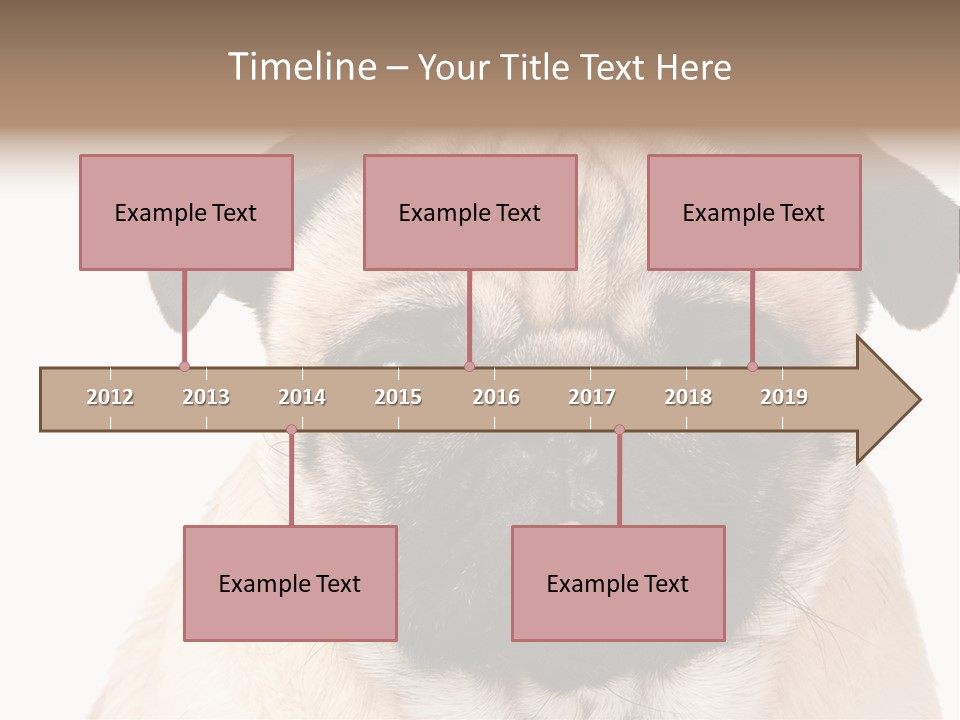 Small Tongue Hound PowerPoint Template