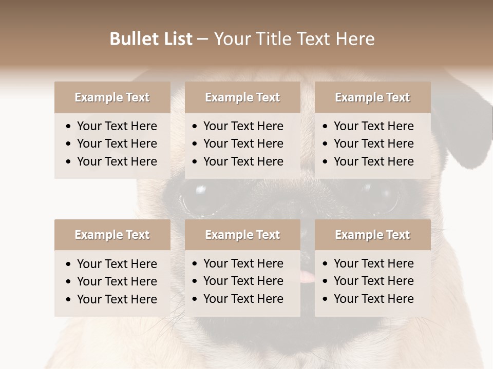 Small Tongue Hound PowerPoint Template