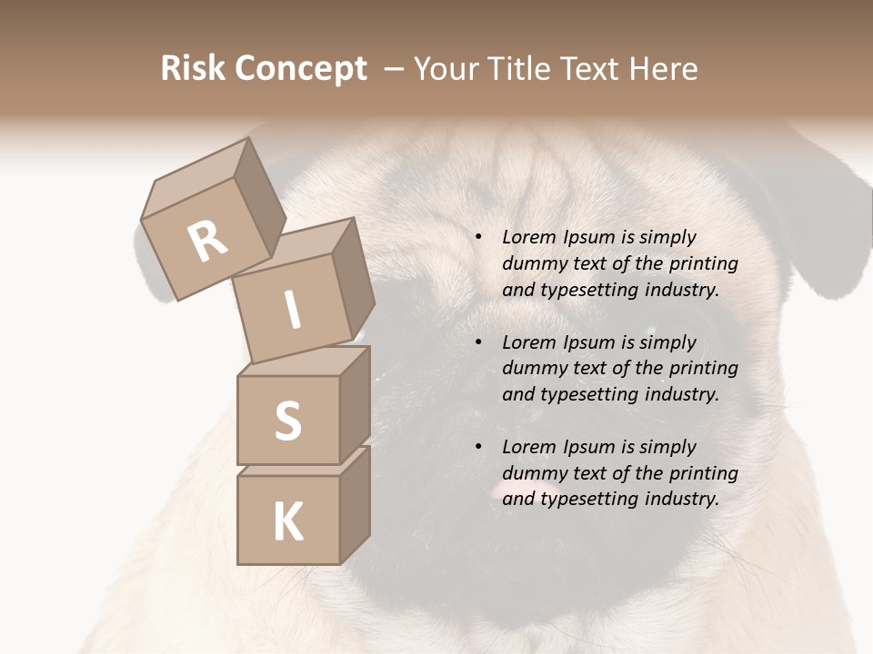 Small Tongue Hound PowerPoint Template