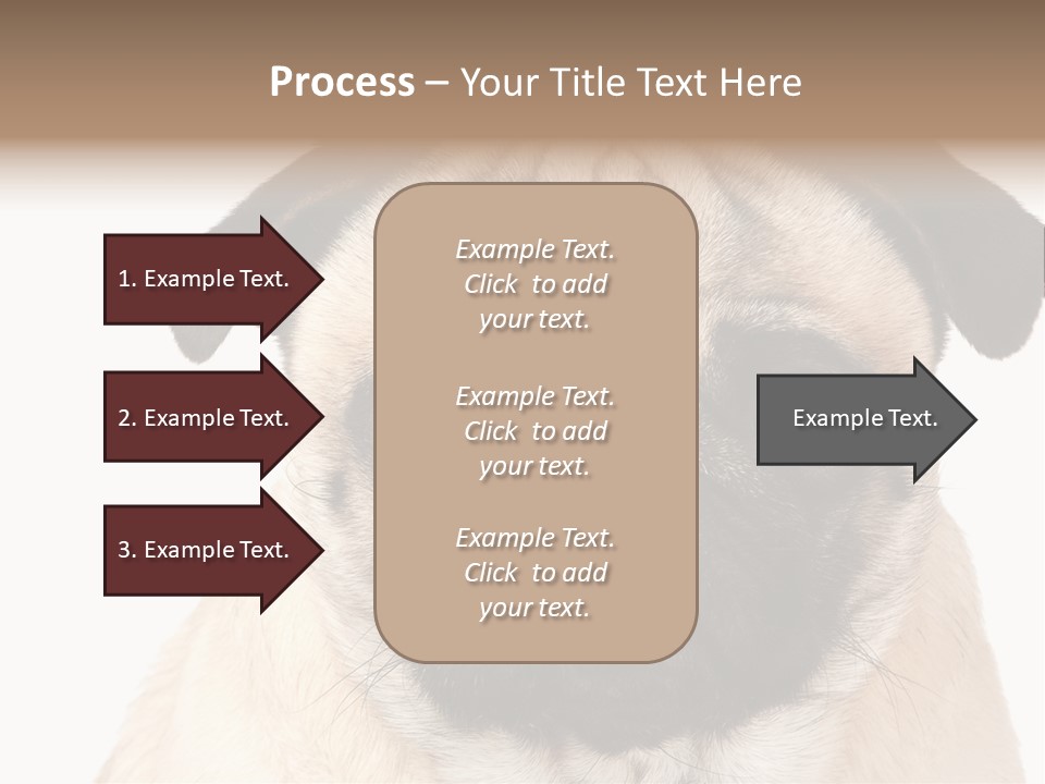 Small Tongue Hound PowerPoint Template