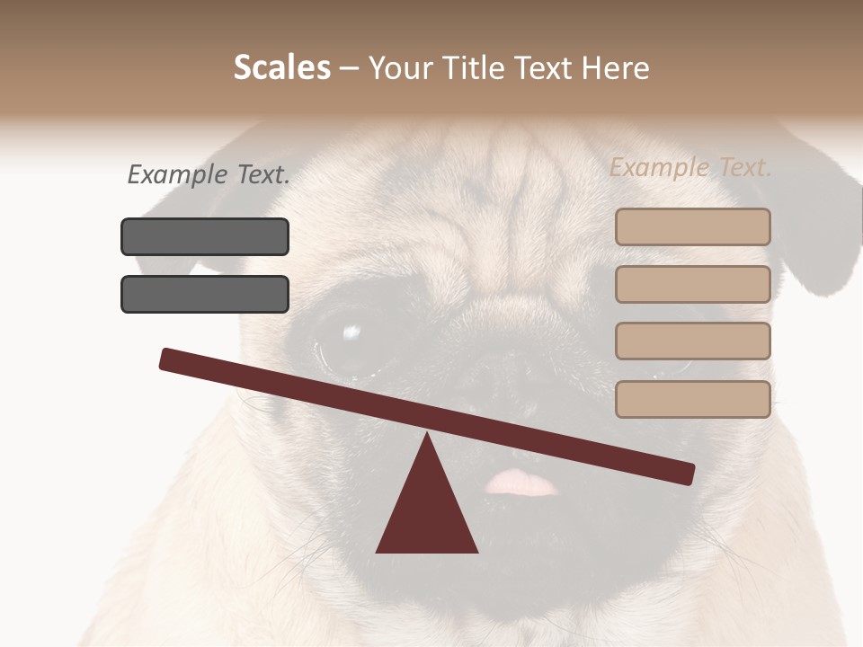 Small Tongue Hound PowerPoint Template