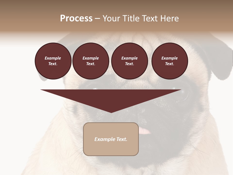 Small Tongue Hound PowerPoint Template