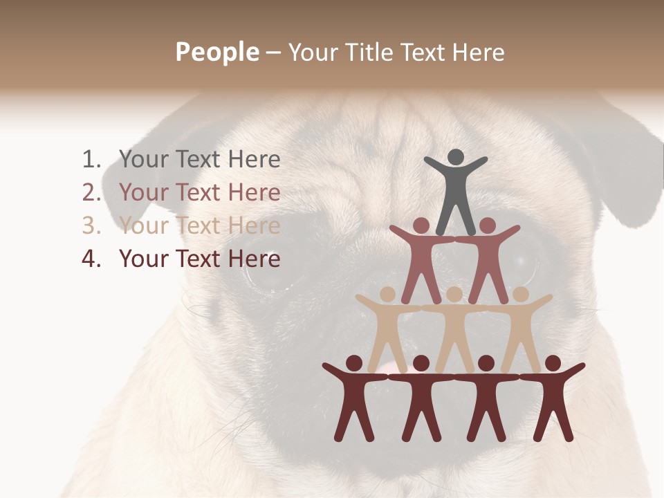 Small Tongue Hound PowerPoint Template