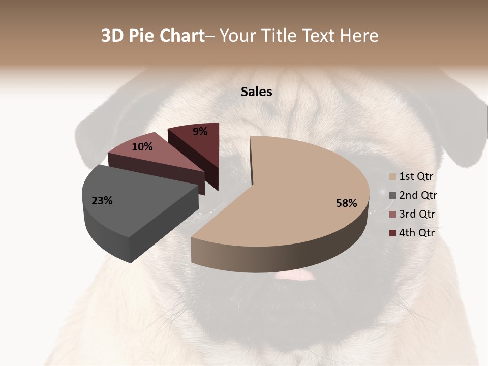 Small Tongue Hound PowerPoint Template
