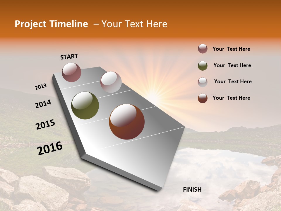 Light Floral Travel PowerPoint Template