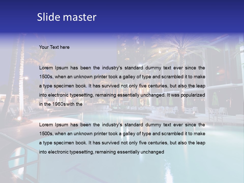 Illuminated Deluxe Scenic PowerPoint Template