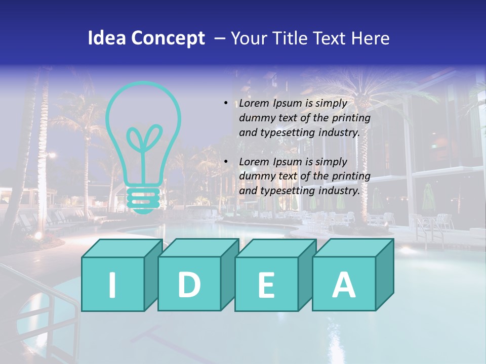 Illuminated Deluxe Scenic PowerPoint Template