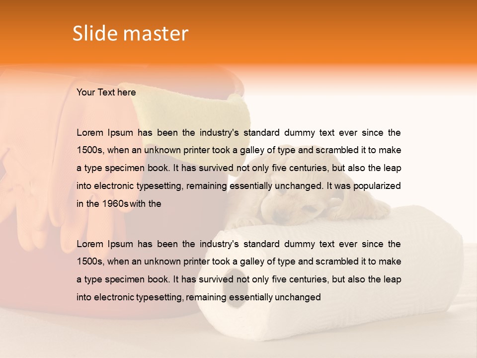 Red Shot Sanitary PowerPoint Template