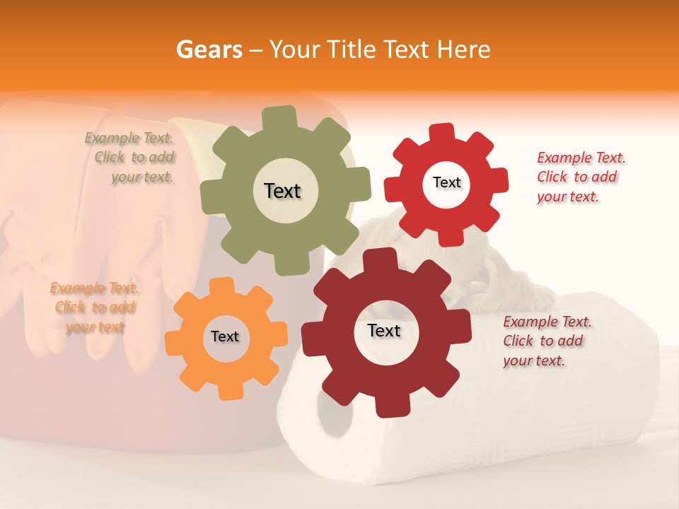 Red Shot Sanitary PowerPoint Template