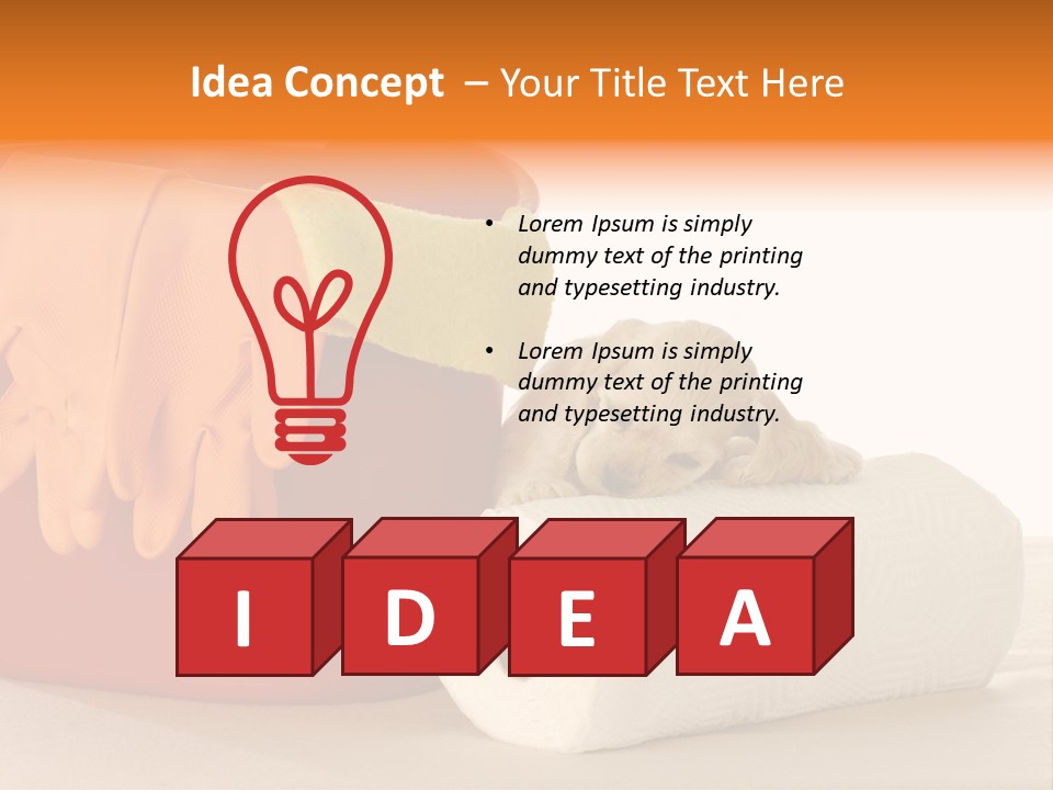 Red Shot Sanitary PowerPoint Template