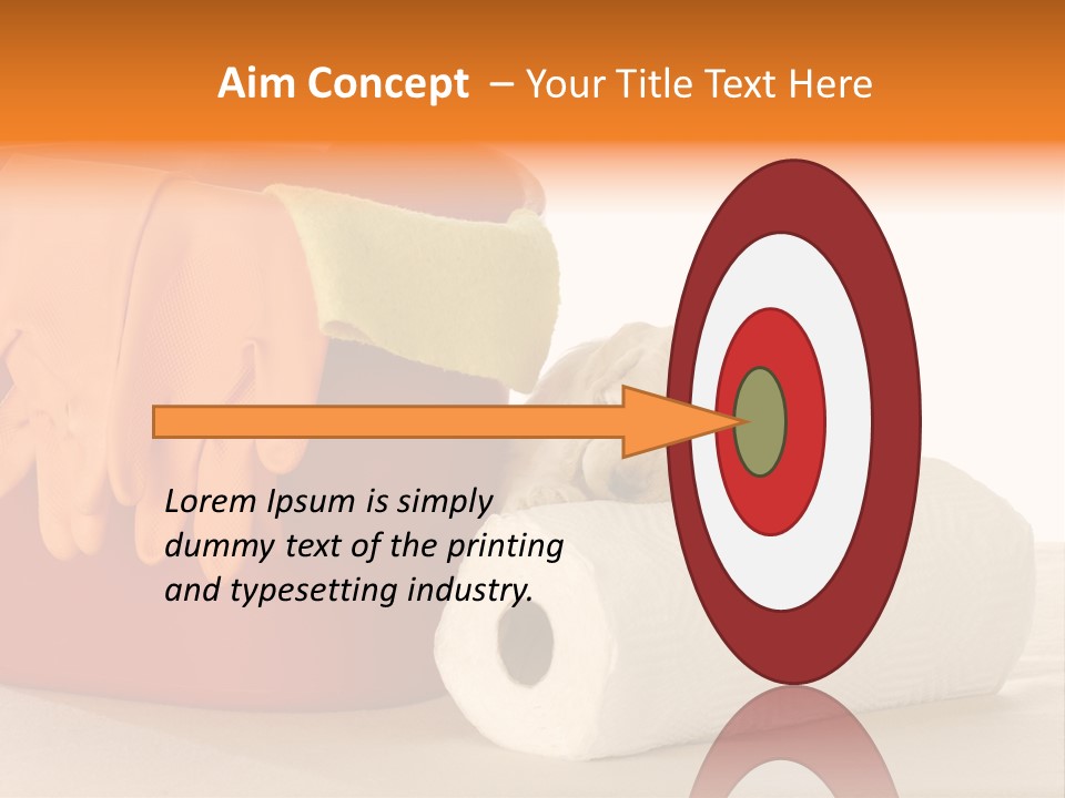 Red Shot Sanitary PowerPoint Template