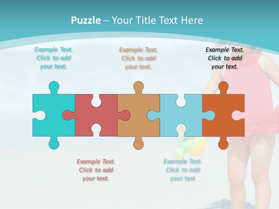 Person Smiling Kid PowerPoint Template