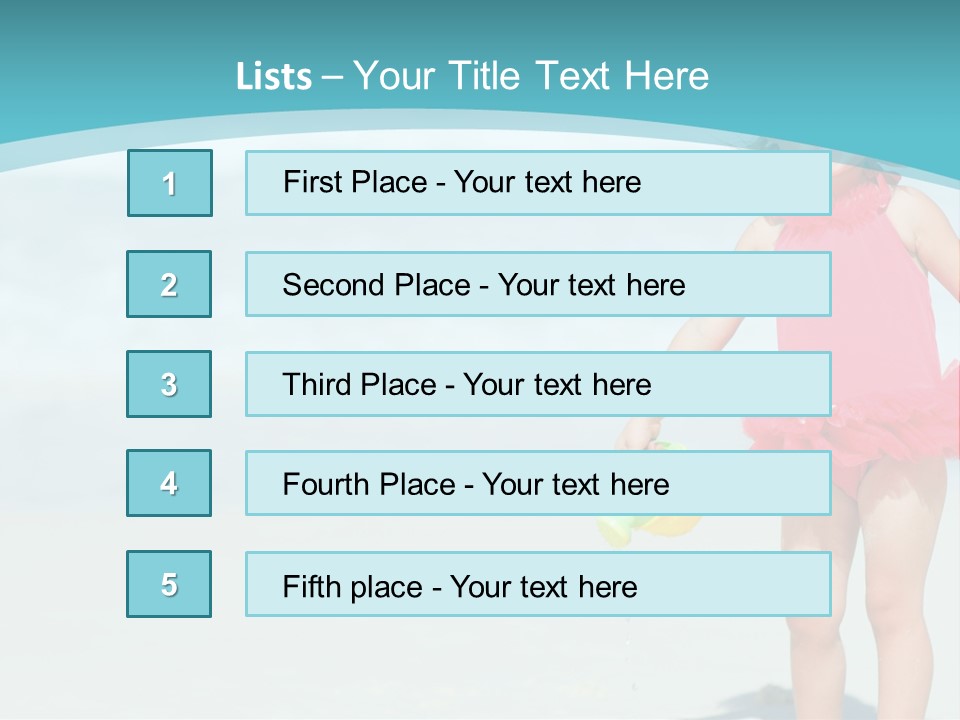 Person Smiling Kid PowerPoint Template