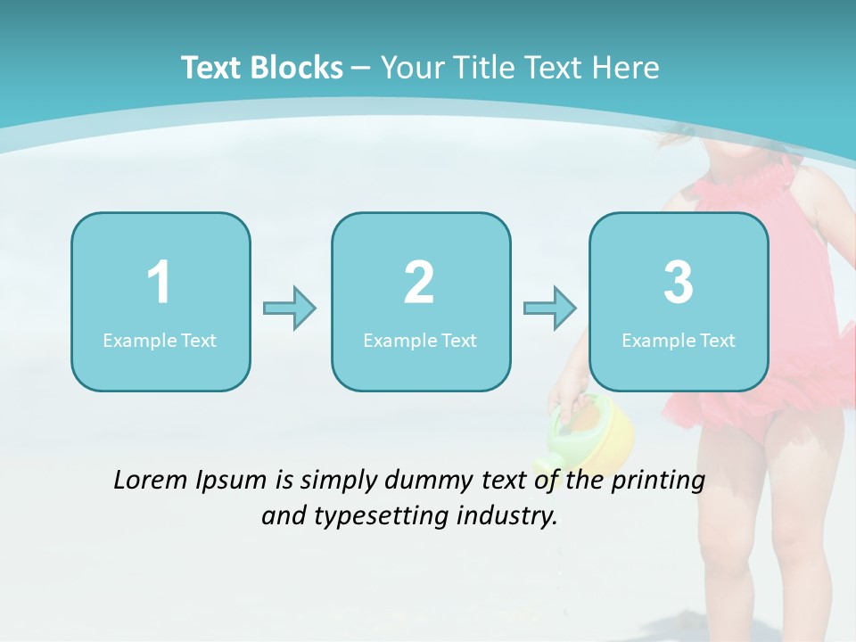 Person Smiling Kid PowerPoint Template