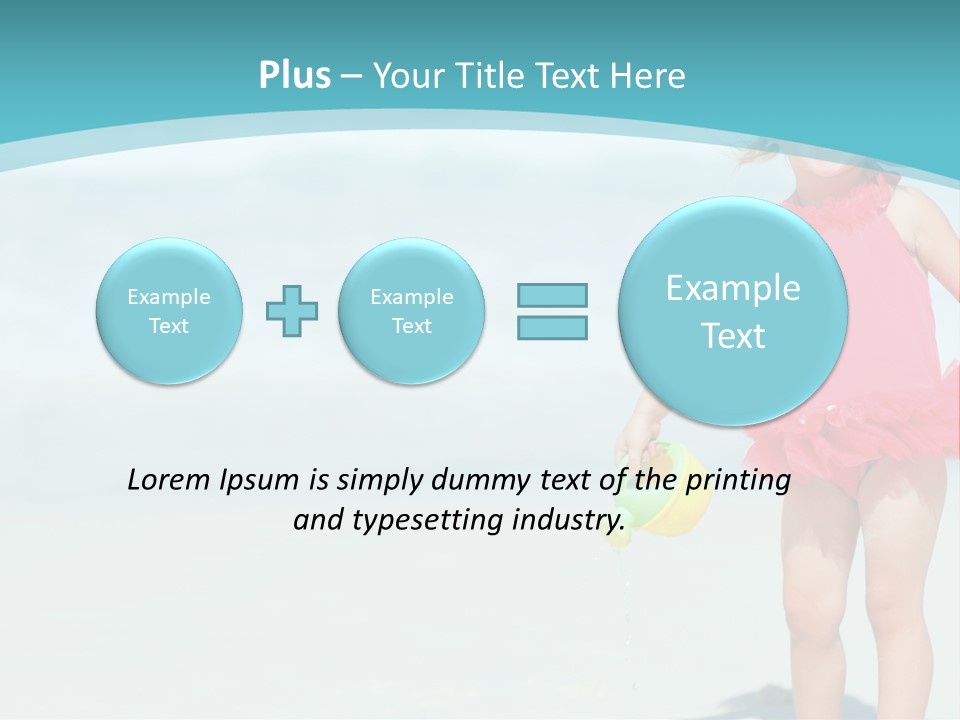 Person Smiling Kid PowerPoint Template