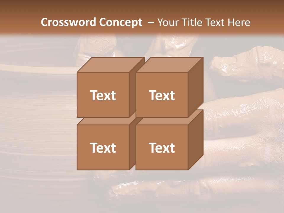 Sanding Vessel Cup PowerPoint Template